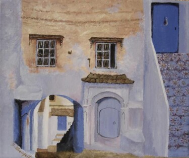 Malerei mit dem Titel "A Chefchaouen , Mar…" von Irene Streichert, Original-Kunstwerk