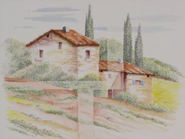 Peinture intitulée "Petite Provence" par Irene Streichert, Œuvre d'art originale