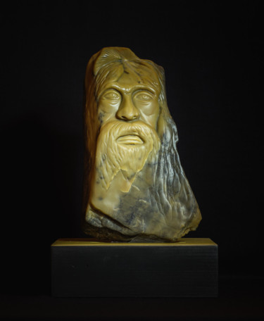 Sculpture intitulée "Der Yogi" par Grazyna Federico, Œuvre d'art originale