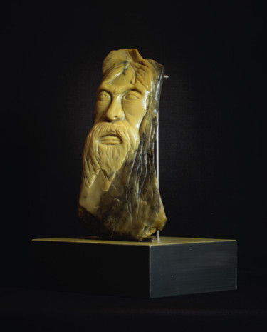 Sculpture titled "Der Yogi" by Grazyna Federico, Original Artwork