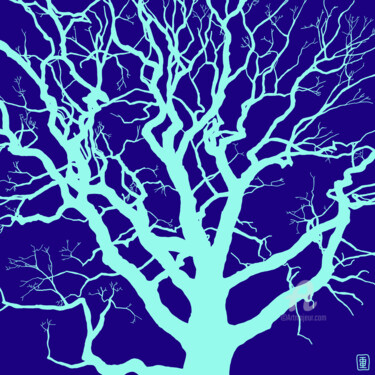 Digital Arts titled "Arbre-01.jpg" by Irène Gautier, Original Artwork, Digital Painting