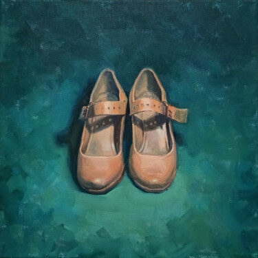 Painting titled "ECCO shoes" by Irina Shadrina, Original Artwork, Oil