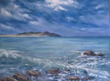 Desenho intitulada "Sea dreams" por Irene_art, Obras de arte originais, Pastel