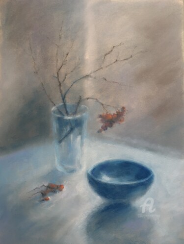 Pintura titulada "Pastel stillife" por Irene_art, Obra de arte original, Pastel