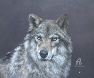 Drawing titled "Owner of the forest" by Irene_art, Original Artwork, Pastel