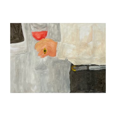 Pittura intitolato "Office" da Irfan Ajvazi, Opera d'arte originale, Acrilico