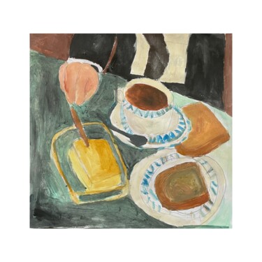 Pittura intitolato "Breakfast Painting" da Irfan Ajvazi, Opera d'arte originale, Acrilico