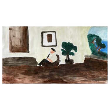 Pittura intitolato "Resort Painting" da Irfan Ajvazi, Opera d'arte originale, Acrilico