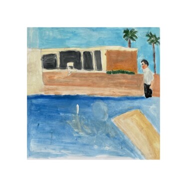 Pittura intitolato "Pool Paintings" da Irfan Ajvazi, Opera d'arte originale, Acrilico