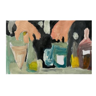 Pintura intitulada "Bar paintings" por Irfan Ajvazi, Obras de arte originais, Acrílico
