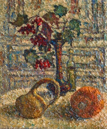 Pintura intitulada "Pasty texture oil p…" por Irina Abramova, Obras de arte originais, Óleo
