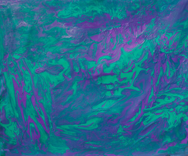 Pittura intitolato "Spring 2 purple and…" da Irina Afonskaya, Opera d'arte originale, Acrilico