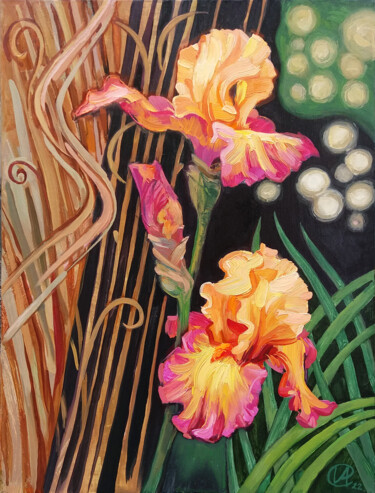 Картина под названием "На струнах лета / O…" - Irina Andreieva, Подлинное произведение искусства, Масло