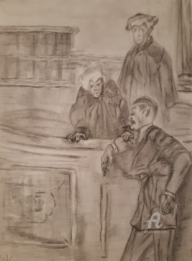 Drawing titled "Пустыня в цвету. По…" by Irina Androsova, Original Artwork, Graphite