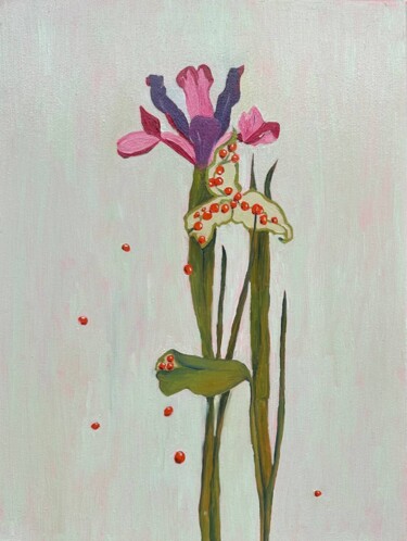 Peinture intitulée "Magic of flowers pi…" par Irina Anis, Œuvre d'art originale, Huile
