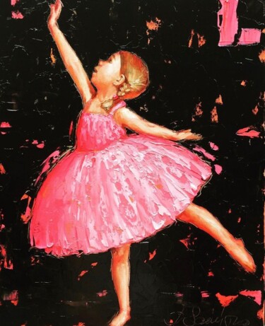 Картина под названием "Little Ballerina" - Ирина Багель (Дмитрий С , Лилия К), Подлинное произведение искусства, Масло
