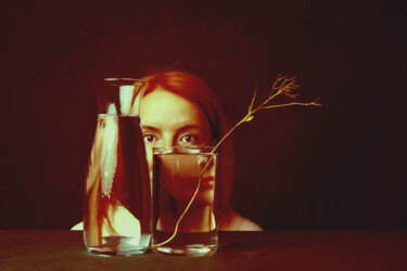 Photographie intitulée "Golden fish" par Irina Bekker, Œuvre d'art originale, Photographie numérique
