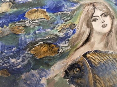Картина под названием "серена" - Irina Bublik, Подлинное произведение искусства
