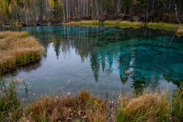 Fotografia intitulada "Les lacs bleus (Gor…" por Irina Dotter, Obras de arte originais, Fotografia Não Manipulada