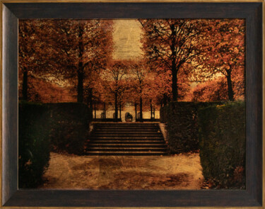 摄影 标题为“Paris, Jardin des T…” 由Irina Dotter, 原创艺术品, 操纵摄影 安装在玻璃上