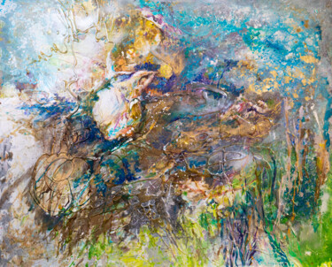 Pittura intitolato "Восхождение" da Irina Gerhardt, Opera d'arte originale, Acrilico