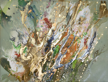 Картина под названием "Предчувствие Весны" - Irina Gerhardt, Подлинное произведение искусства, Акрил Установлен на Деревянна…