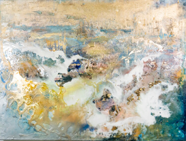 Pittura intitolato "Эволюция" da Irina Gerhardt, Opera d'arte originale, pigmenti Montato su Telaio per barella in legno