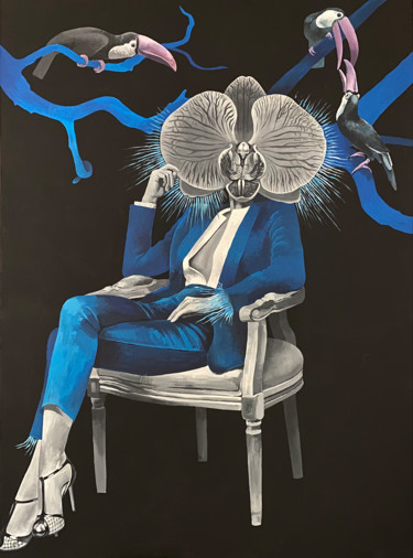 Картина под названием "Futurological Congr…" - Irina Greciuhina, Подлинное произведение искусства, Акрил