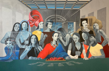 Unity in Diversity Peinture intitulée "Unity in Diversity" par Irina Greciuhina, Œuvre d'art originale, Acrylique