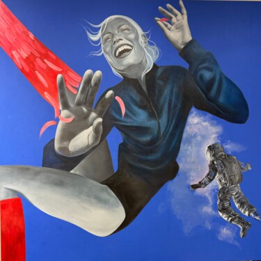 Картина под названием "Get down" - Irina Greciuhina, Подлинное произведение искусства, Масло