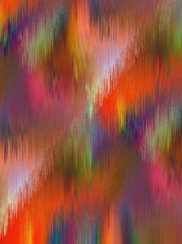 Картина под названием "Ветер" - Irina Kromm, Подлинное произведение искусства, Цифровая живопись Установлен на Деревянная па…