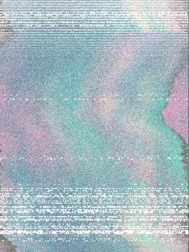 Картина под названием "Туман" - Irina Kromm, Подлинное произведение искусства, 2D Цифровая Работа Установлен на Деревянная п…