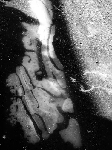 Ζωγραφική με τίτλο "Лед в виде мембраны" από Irina Kromm, Αυθεντικά έργα τέχνης, Ψηφιακή φωτογραφία Τοποθετήθηκε στο Ξύλινο…