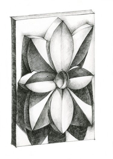 Drawing titled "Architectural detail" by Irina Laskin, Original Artwork, Graphite