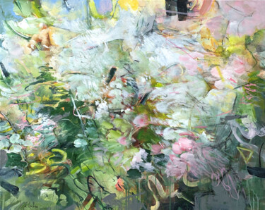 Pittura intitolato "Spring feeling" da Irina Laube, Opera d'arte originale, Acrilico