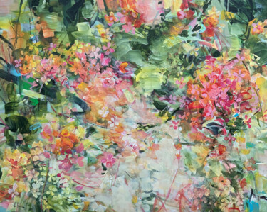 Pittura intitolato "Summer impressions" da Irina Laube, Opera d'arte originale, Acrilico