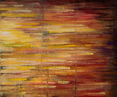 Malarstwo zatytułowany „Sunset II” autorstwa Irina Laube, Oryginalna praca, Akryl