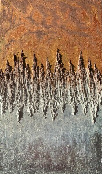 Картина под названием "Мерцание миров (в р…" - Ирина Матвеева, Подлинное произведение искусства, Акрил