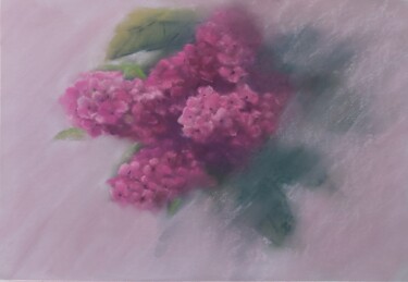 Картина под названием "Lilac. Cирень" - Irina Nikulina, Подлинное произведение искусства, Пастель