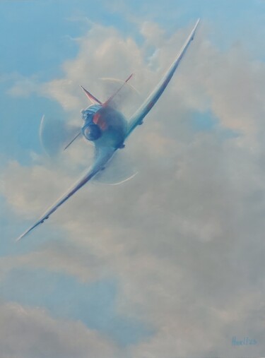 Malerei mit dem Titel "Sky. Небо" von Irina Nikulina, Original-Kunstwerk, Pastell