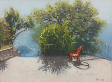 Painting titled "Пекло. Summer heat" by Irina Nikulina, Original Artwork, Pastel