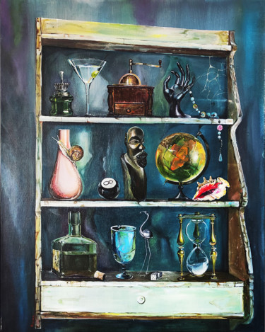 Pintura intitulada "«Memory»" por Irina Ozolina, Obras de arte originais, Acrílico