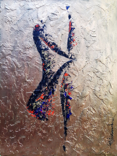 Pintura titulada "Female figure, orig…" por Irina Prokofeva, Obra de arte original, Oleo Montado en Bastidor de camilla de m…