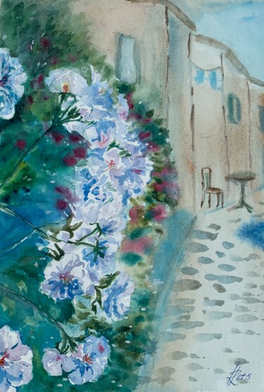 Pittura intitolato "Italian spring (DHL…" da Irina Rets, Opera d'arte originale, Acquarello