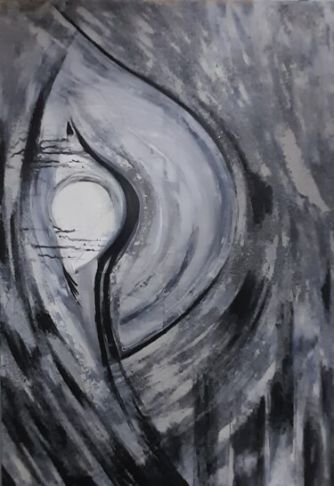 Pintura titulada "Lágrimas de mujer /…" por Irina Roskoshnaya, Obra de arte original, Acrílico