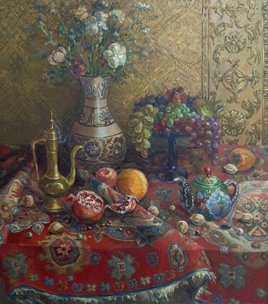 Peinture intitulée ""ВОСТОК"" par Irina Rozhkova, Œuvre d'art originale, Huile