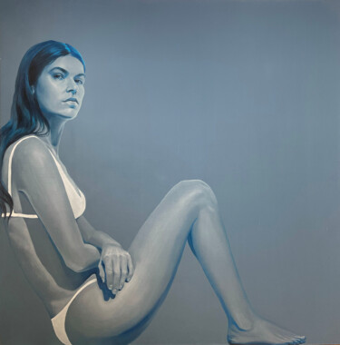 Картина под названием "Expectation / Ожида…" - Irina Safiullina, Подлинное произведение искусства, Масло