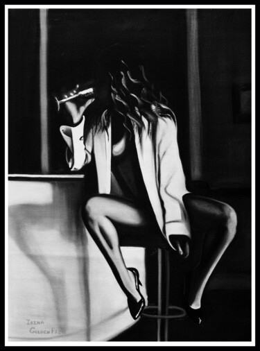 Картина под названием "BASIC INSTINCT" - Irina Shchukina, Подлинное произведение искусства, Масло