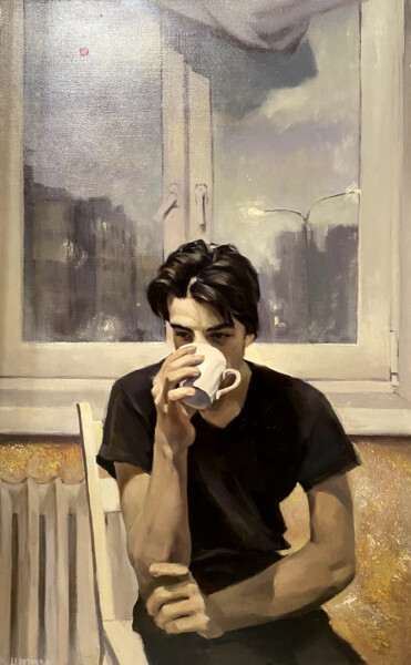 Pintura titulada "Morning. Marat is d…" por Irina Tsvetkova, Obra de arte original, Oleo