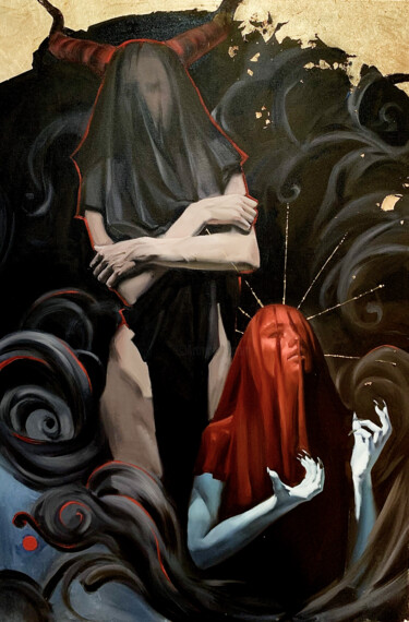 Pintura titulada "Pride. Dark shadows" por Irina Tsvetkova, Obra de arte original, Oleo Montado en Bastidor de camilla de ma…
